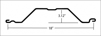 Cross section of Lightweight Steel Sheet Piling